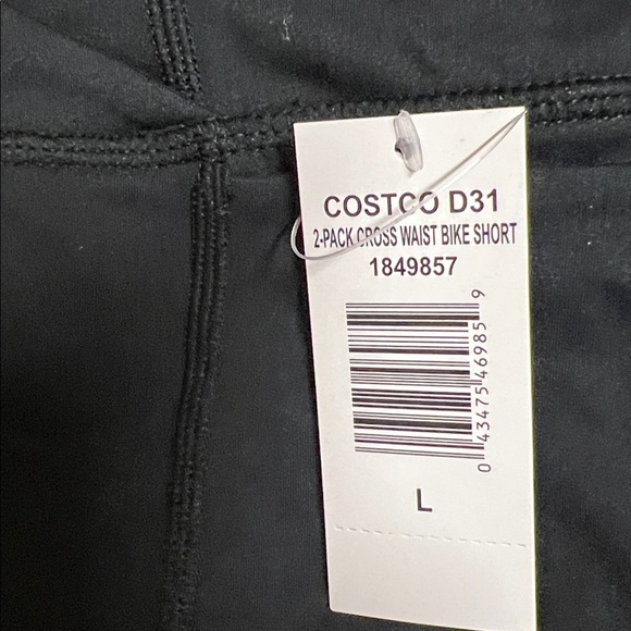 New Danskin Women's Cross Waist Bike Short, 2-pack - Picture 8 of 8